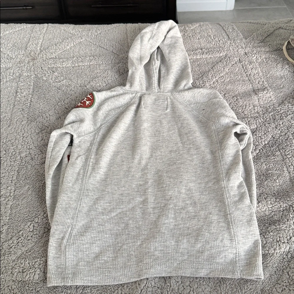 Old Navy Gray Textured Hoodie